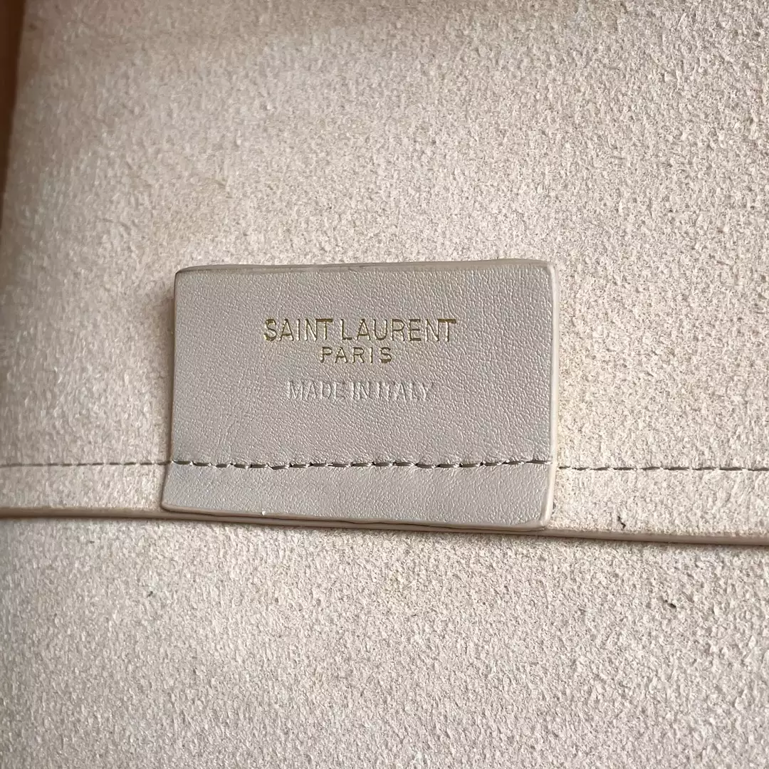 Shopping Saint Laurent in Dark Beige Leather - Repbags.ru - Image 9