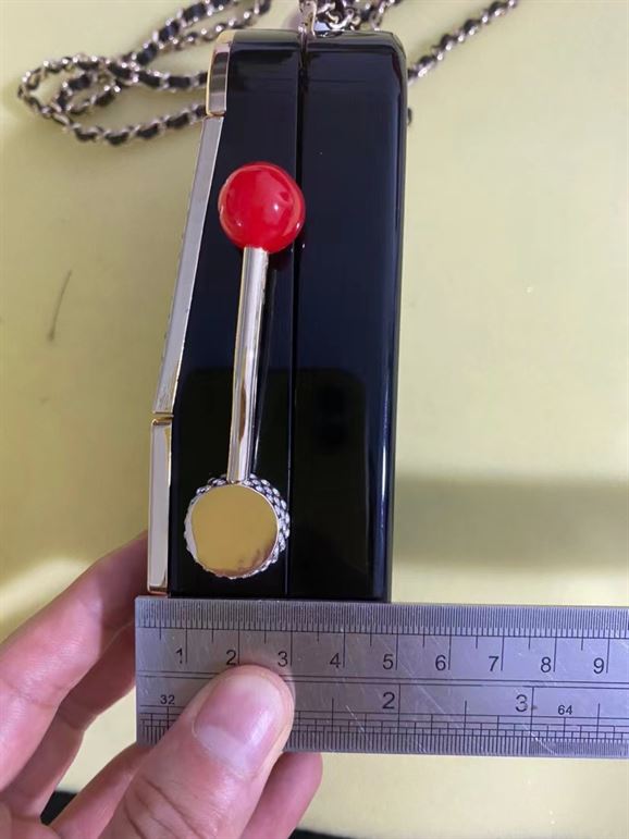 Slot Machine Minaudiere Black, Gold, White & Red - CB025 - Image 10