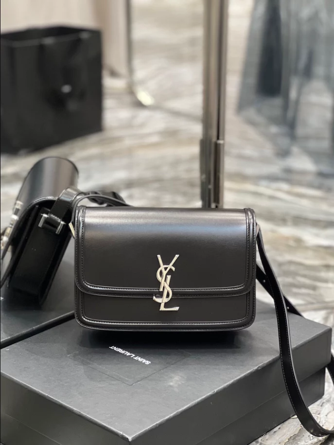 Solferino Medium Satchel in Box Saint Laurent - Image 3