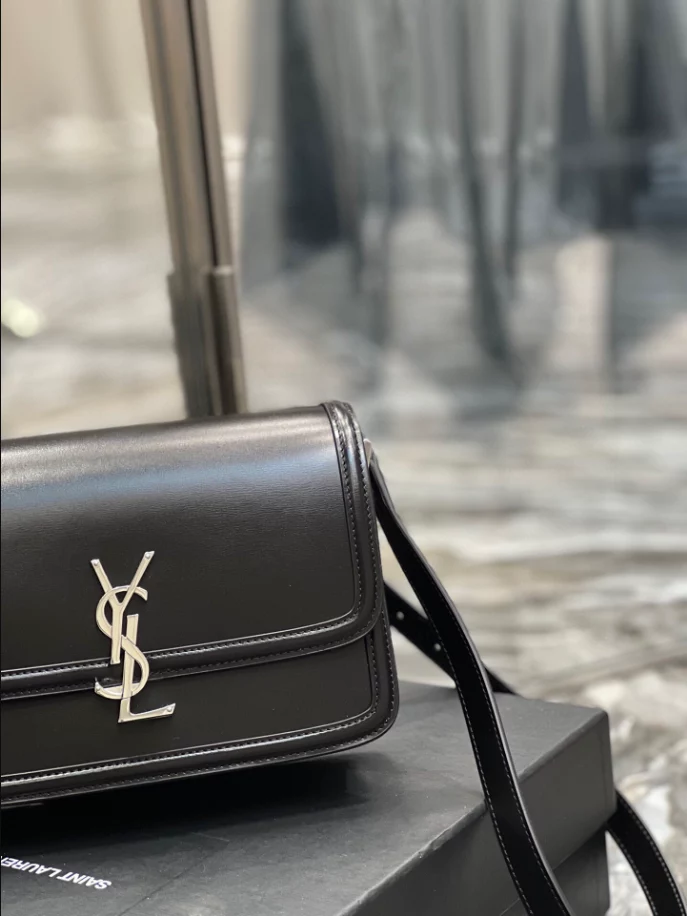 Solferino Medium Satchel in Box Saint Laurent - Image 9