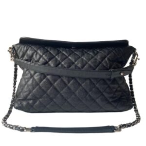 Chanel Black French Riviera Hobo Bag