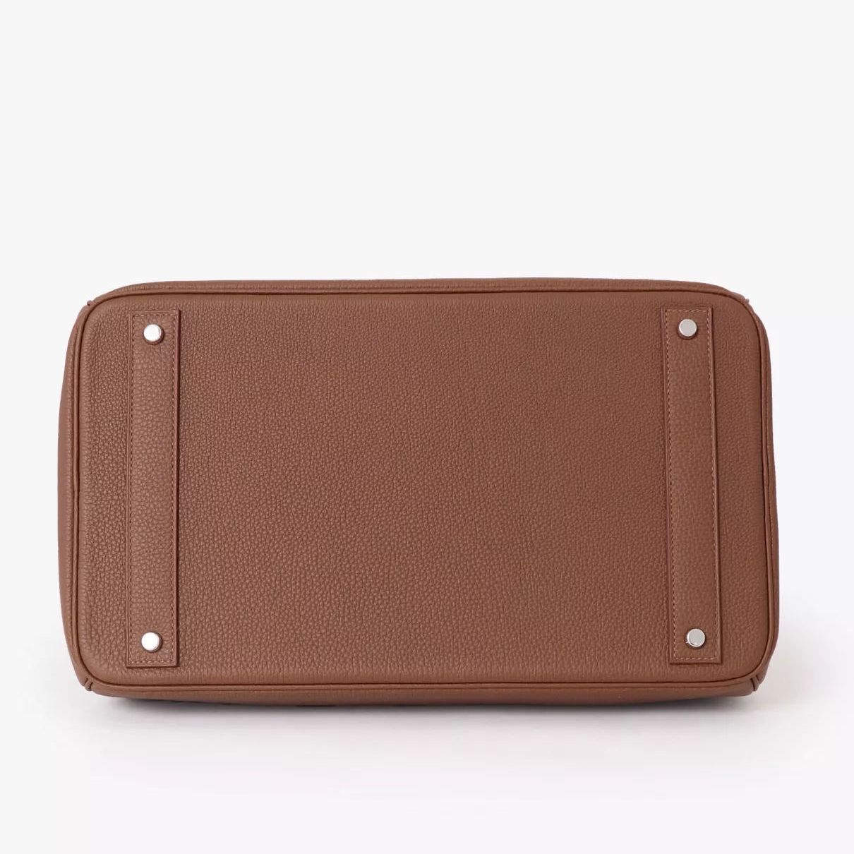 Hermes Birkin HAC 40 Coup de Soleil Bag in Gold Clemence Leather - Image 6