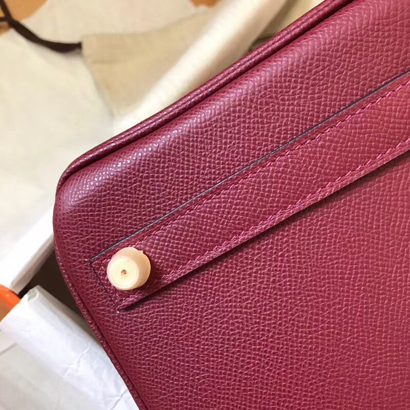 Hermes Birkin 30 Handmade Bag In Bordeaux Epsom Leather - Image 8