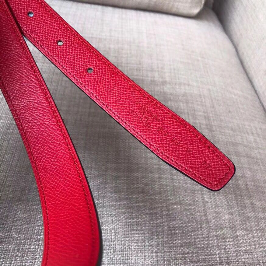 Hermes Mini Constance 24mm Reversible Belt Black/Red - Image 5