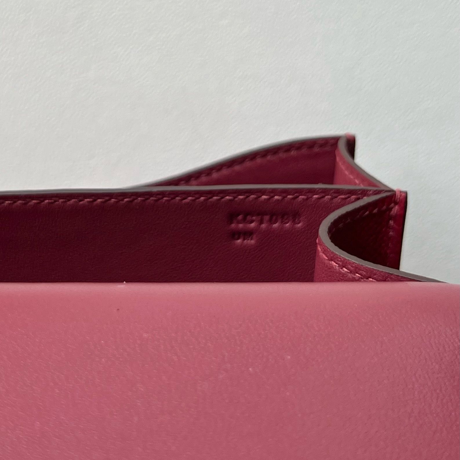 Hermes Constance 18 Handmade Bag in Rouge Grenat Epsom Calfskin - Image 8