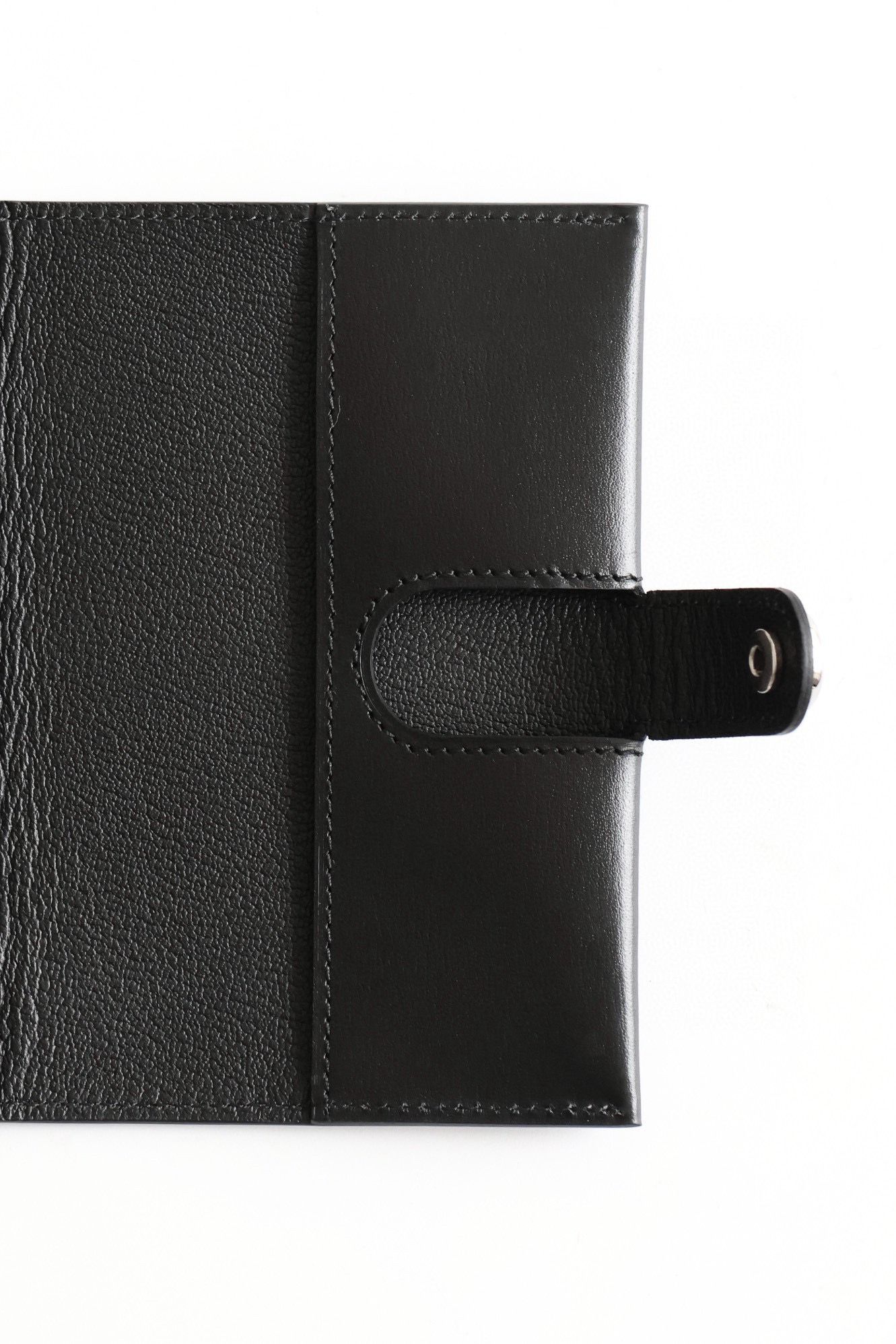 Hermes R.M.S Passport Holder in Black Box Calfskin - Image 4