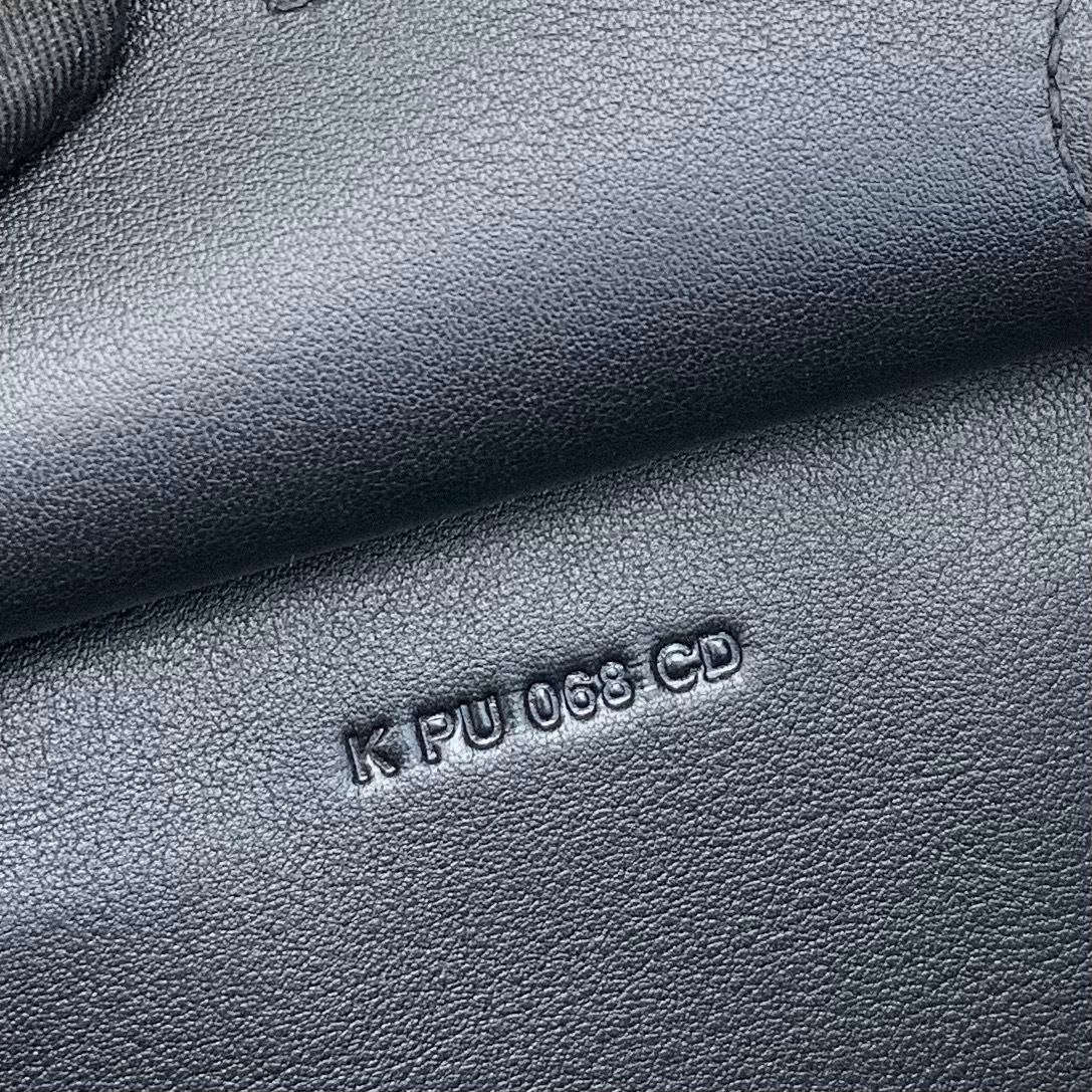 Hermes Shoulder Birkin Light 29 Bag in Toile and Black Swift Calfskin - Image 10