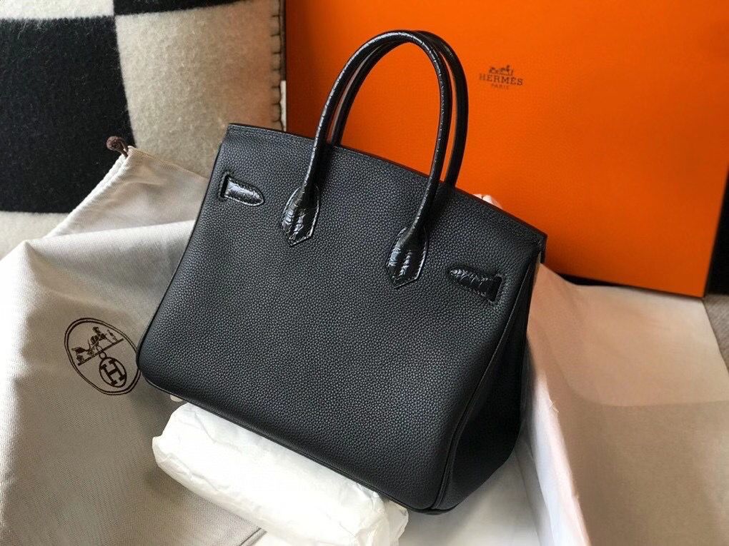 Hermes Touch Birkin 25cm Limited Edition Black Bag - Image 3