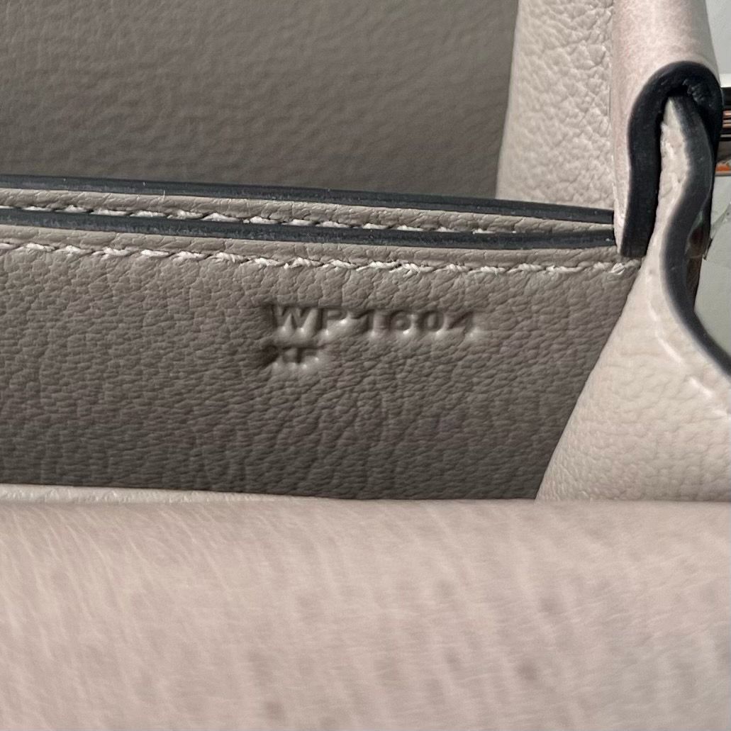 Hermes Roulis Mini 18 Bag in Gris Tourterelle Ostrich Leather - Image 7