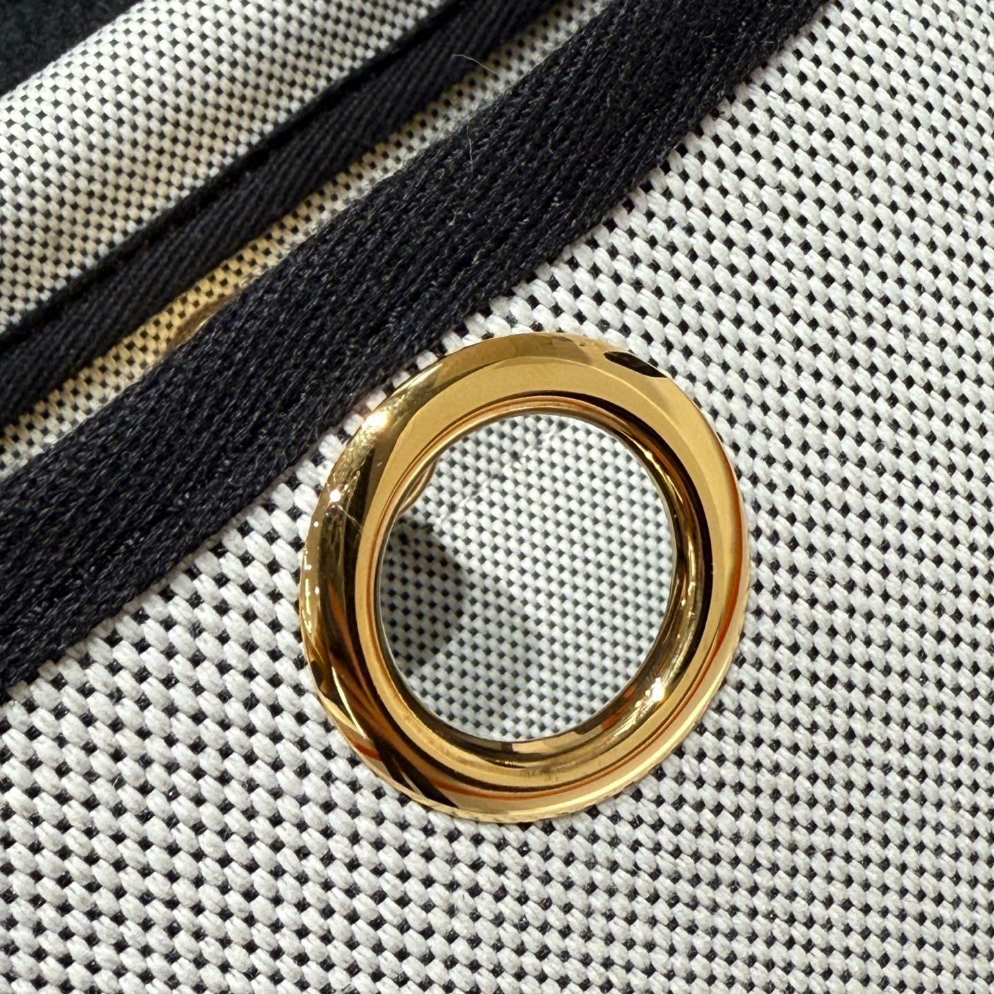 Hermes Herbag Zip 20 Bag in Grey Canvas and Black Hunter Calfskin - Image 11