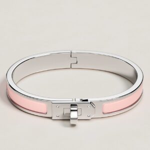 Hermes Pink Mini Clic Kelly Bracelet