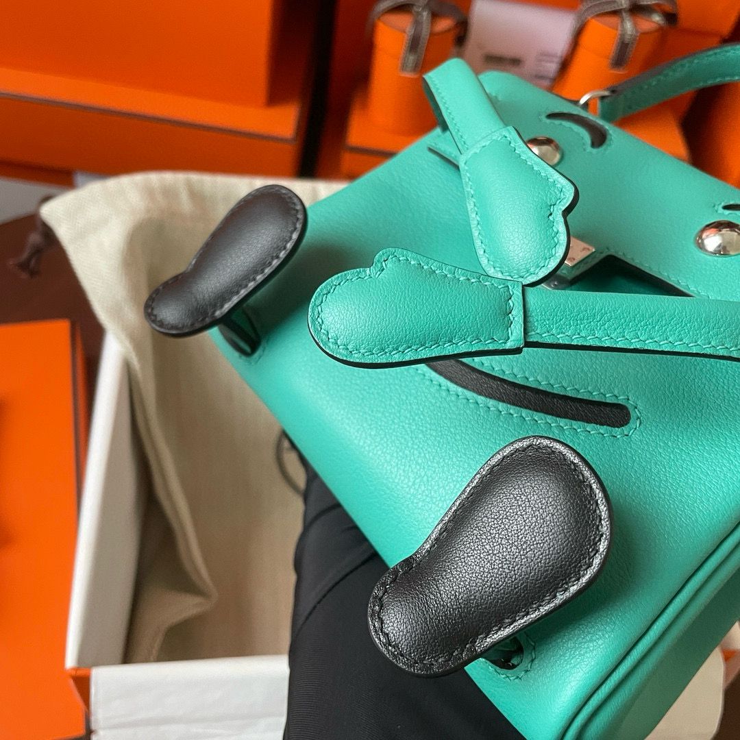 Hermes Kelly Doll Quelle Idole Bag in Vert Verone Swift Calfskin - Image 10