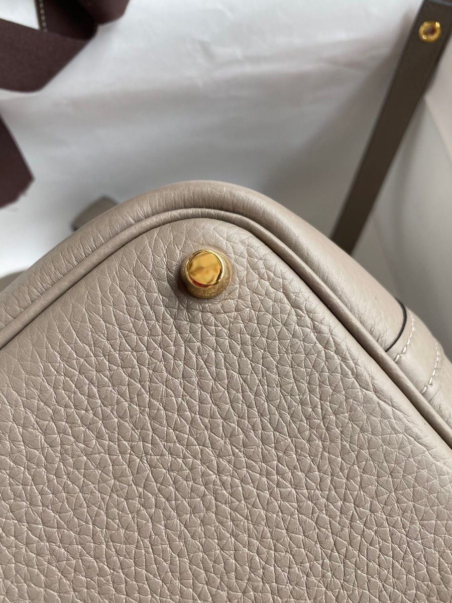 Hermes Picotin Lock 18 Handmade Bag in Gris Asphalt Clemence Leather - Image 18