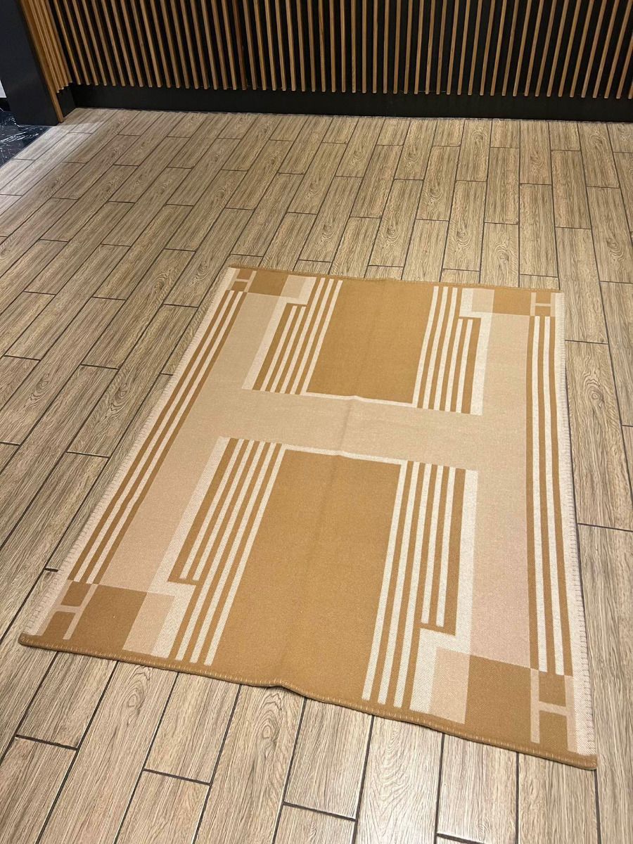 Hermes Ithaque Blanket in Beige Wool and Cashmere - Image 8