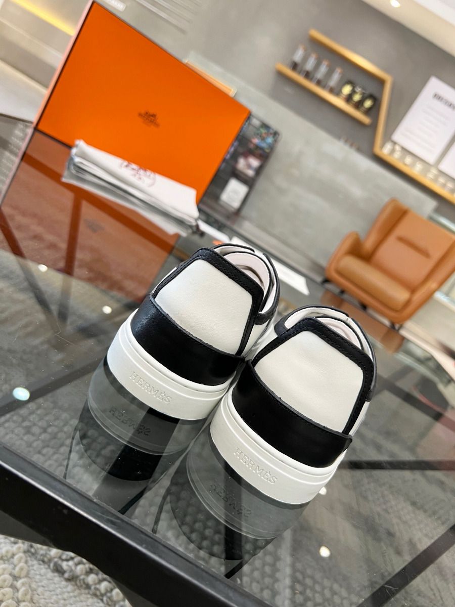 Hermes Men's Get Sneakers in Multicolour Calfskin - Image 8