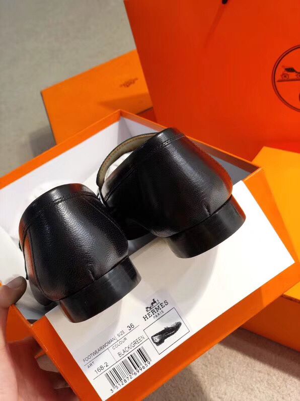 Hermes Royal Loafers In Black Calfksin - Image 8