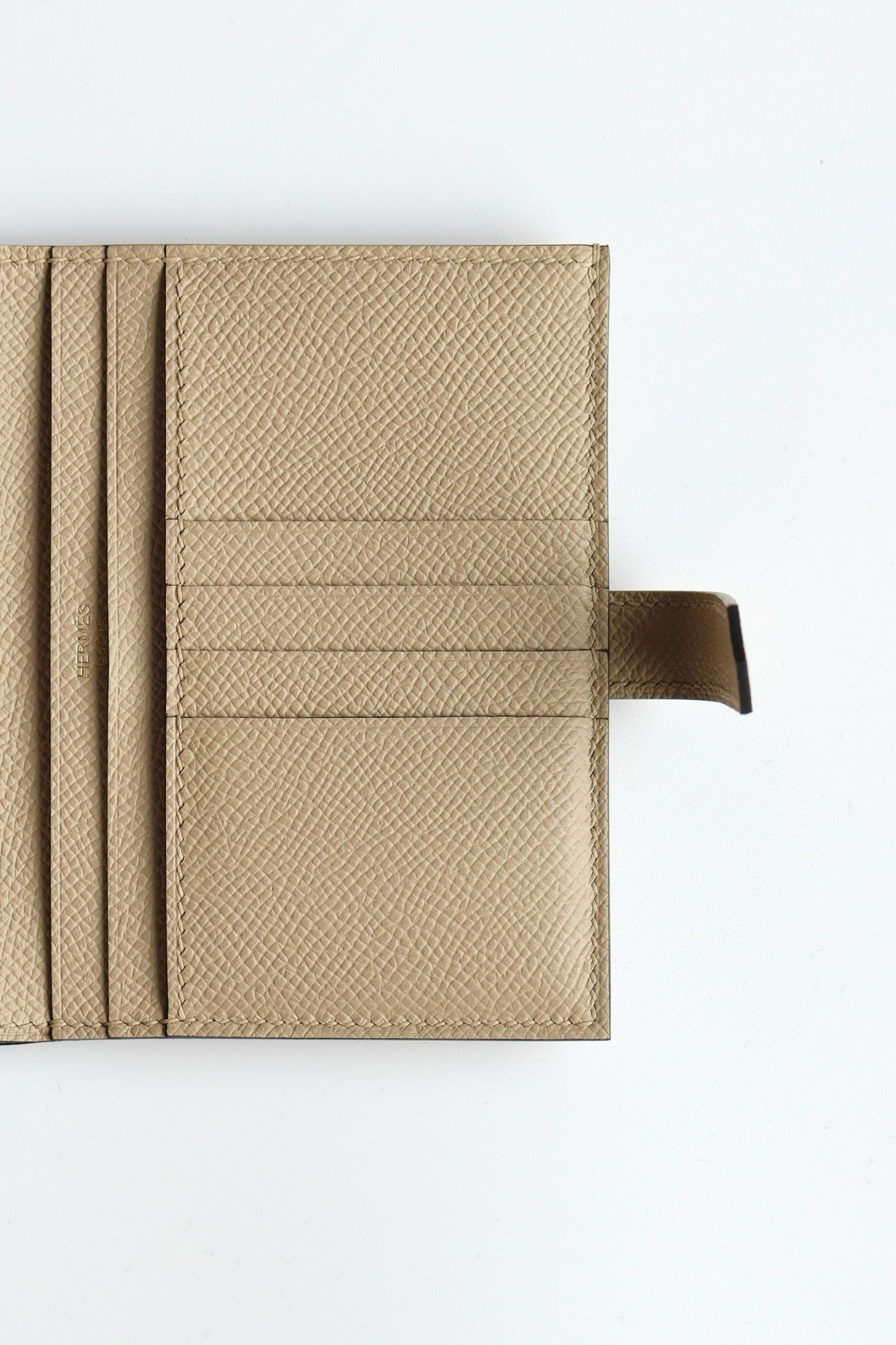 Hermes Bearn Compact Handmade Wallet in Trench Epsom Calfskin - Image 5