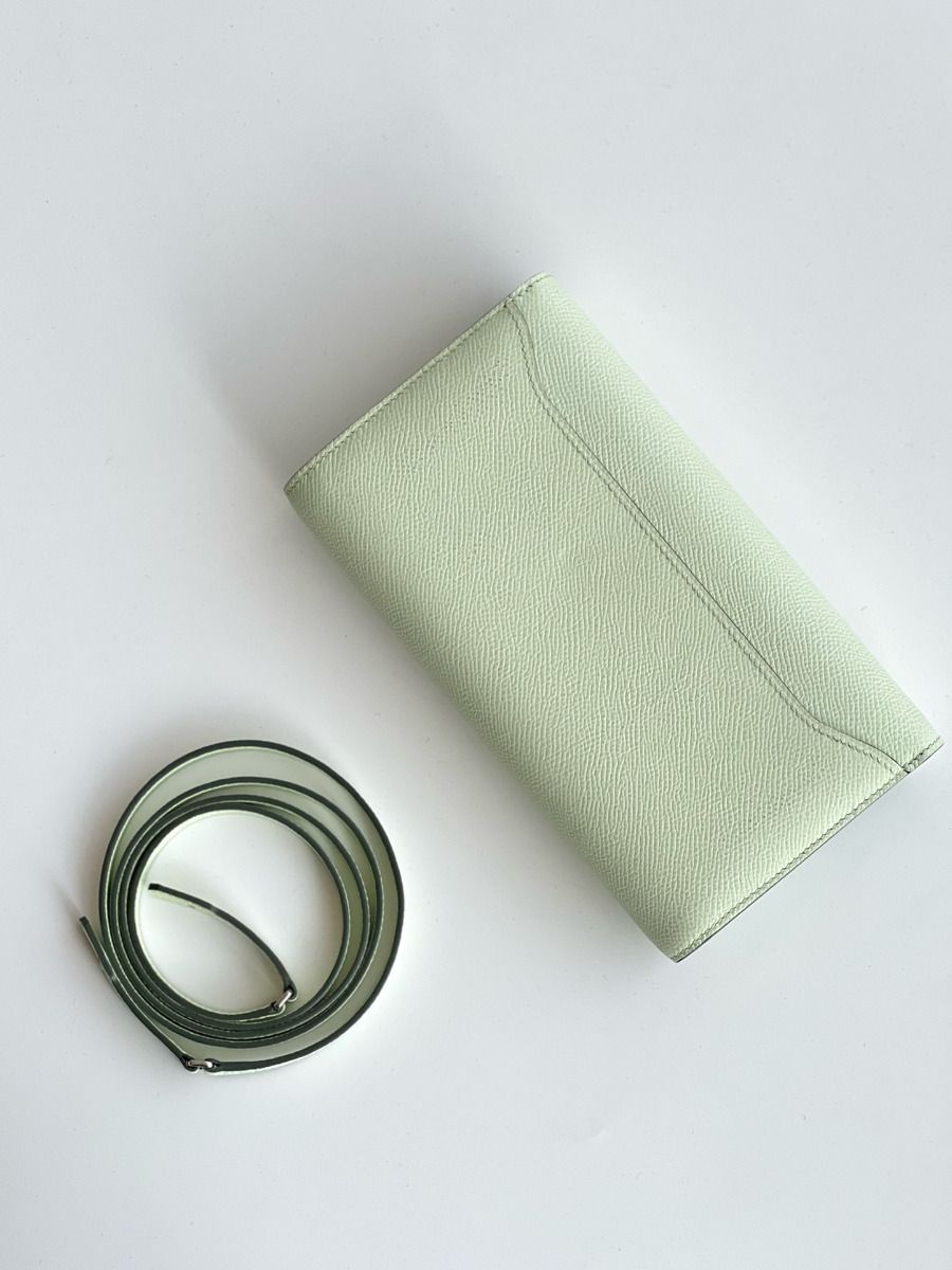 Hermes Constance To Go Wallet in Vert Fizz Epsom Calfskin - Image 9