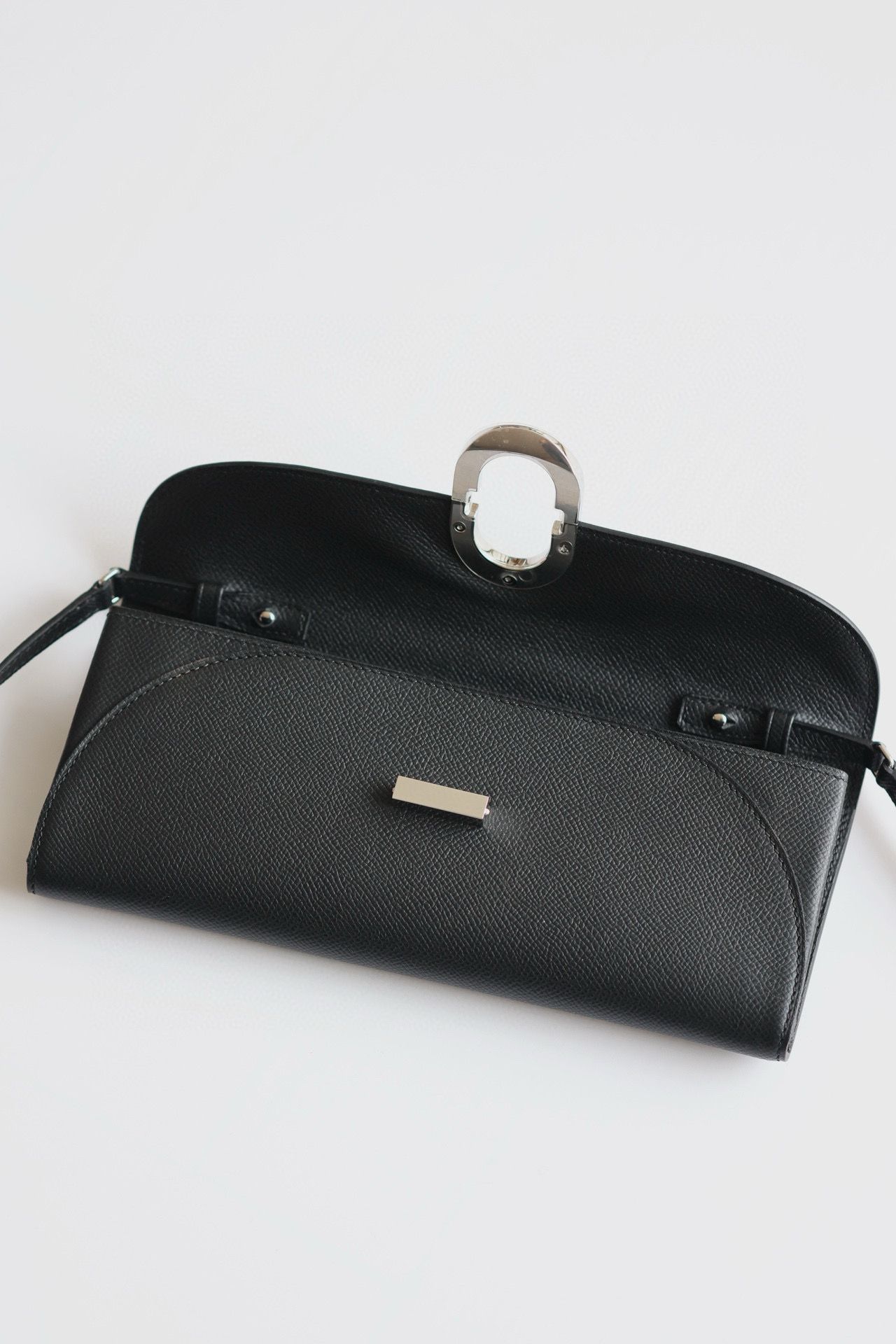Hermes Maillon To Go Wallet in Black Epsom Calfskin - Image 8