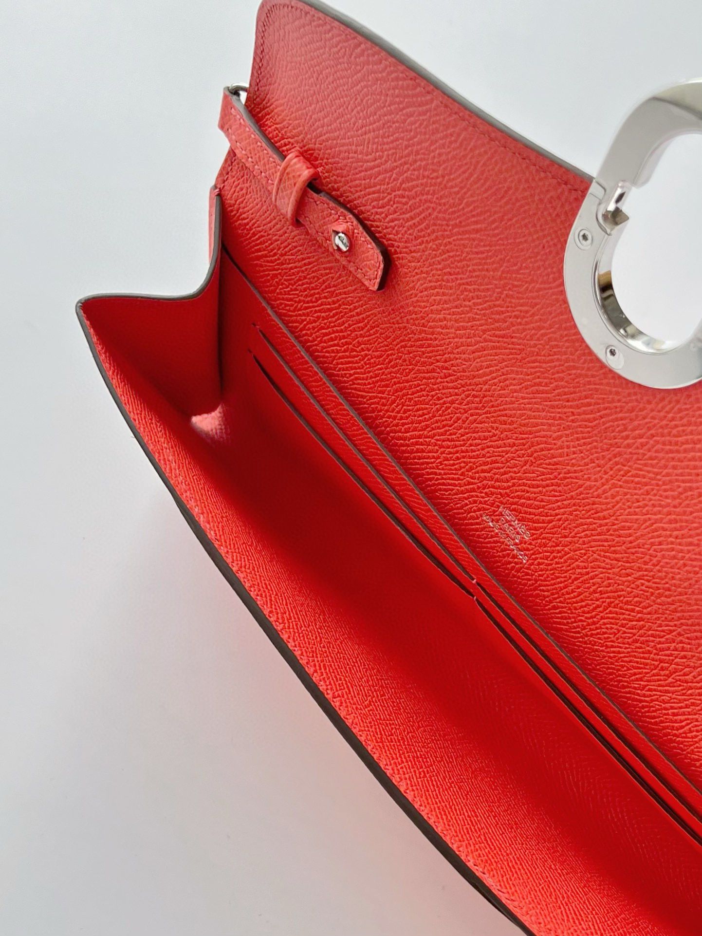 Hermes Maillon To Go Wallet in Rose Jaipur Epsom Calfskin - Image 7