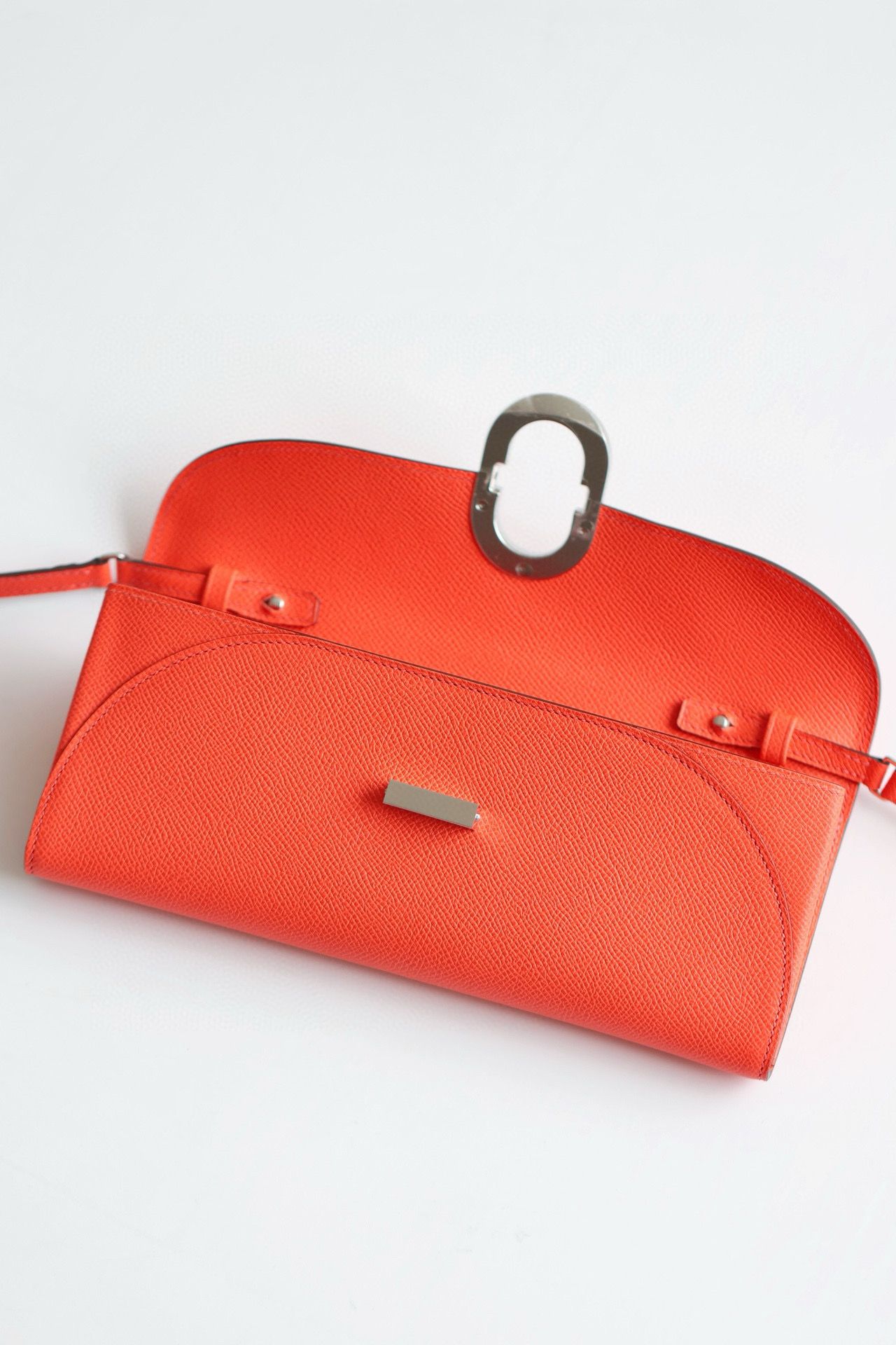 Hermes Maillon To Go Wallet in Rose Jaipur Epsom Calfskin - Image 8
