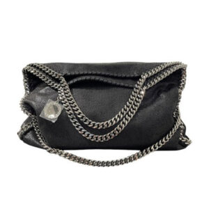 Stella Mccartney Black Falabella Large Bag