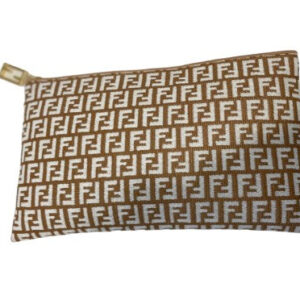 Fendi Brown FF Flat Pouch