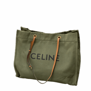 Celine Green Tote Square Cabas Bag