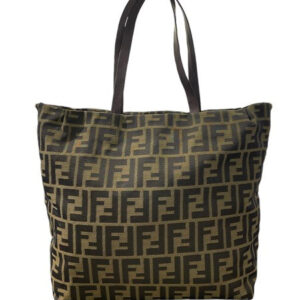 Fendi Olive Zucca FF Shopper Bag