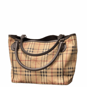 Burberry Brown Haymarket Shoulder Bag
