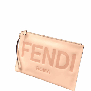 Fendi Bicolor Flat Roma Clutch