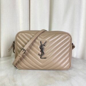 YSL Beige Lou Camera Crossbody Bag