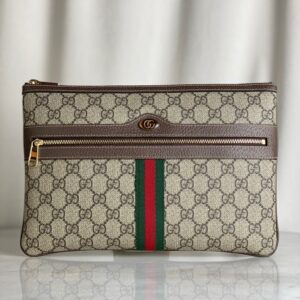 Gucci Bicolor GG Ophidia Clutch