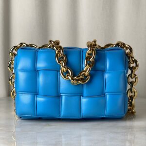 Bottega Veneta Blue Cassette Crossbody Bag