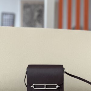 Roulis Mini Evercolor Rouge Sellier (0G) Palladium Hardware