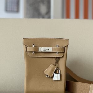 Birkin Hac a Dos PM Backpack Togo Biscuit (4B) Palladium Hardware