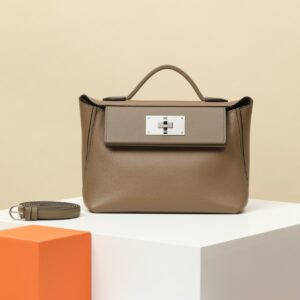 2424 Mini 21 Evercolor And Swift Chai (0M) And Etoupe(18)Palladium Hardware