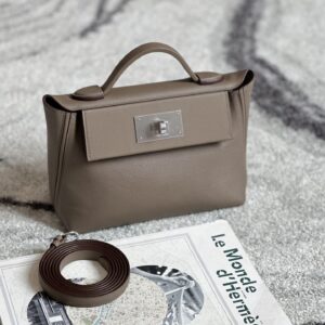 2424 Mini 21 Evercolor And Swift Etoupe (18) Palladium Hardware